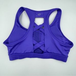 Spalding Purple Sports Bra
